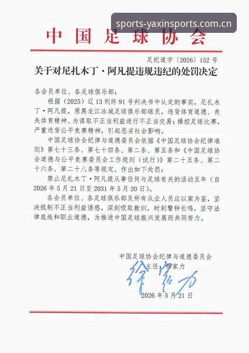 亚新APP账号注册 中国足协第三批禁足名单深度解析:65人受罚背后的行业乱象与治理逻辑